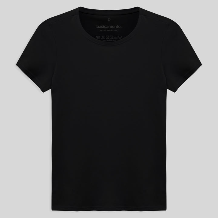 Camiseta Comfort Feminina - Preto