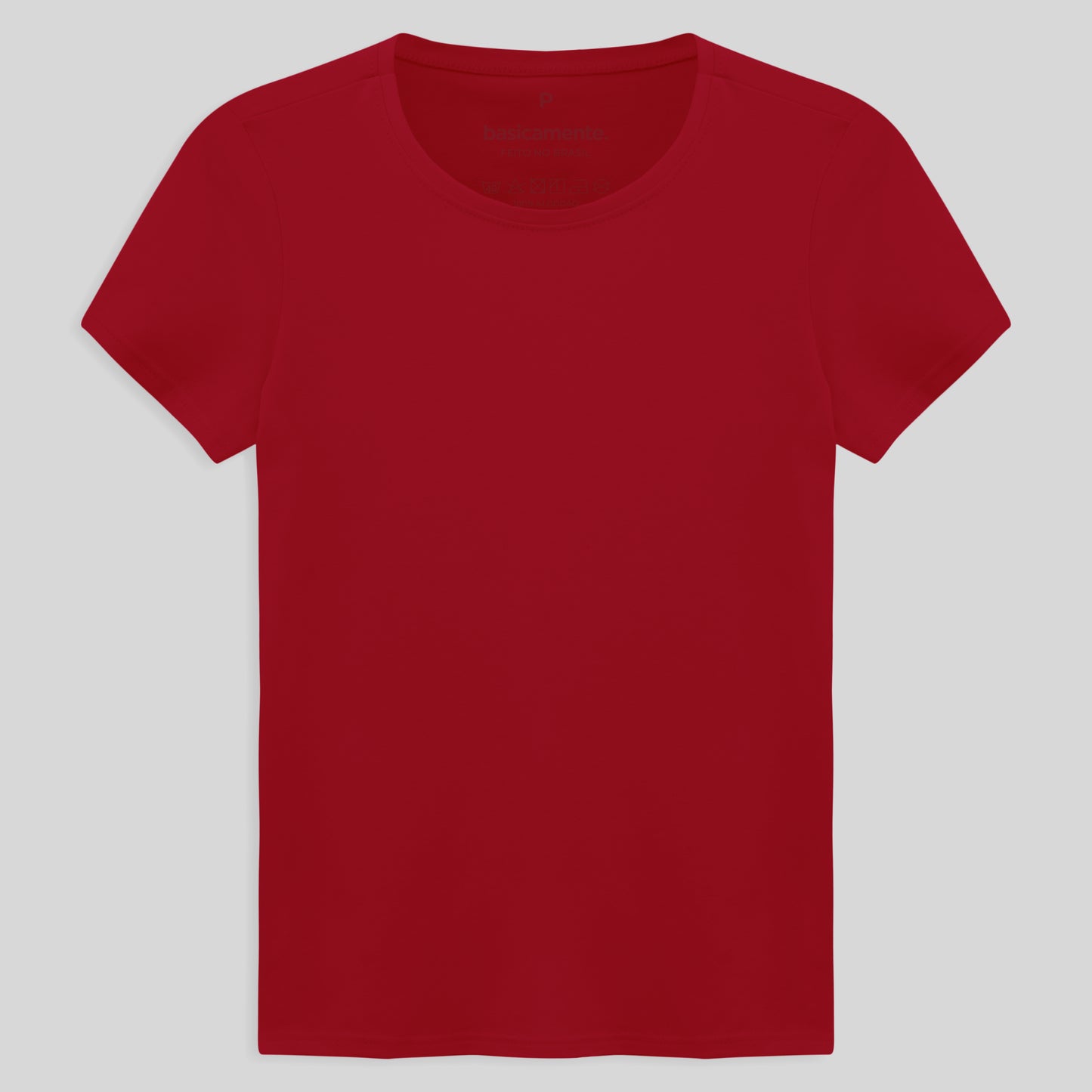 Camiseta Comfort Feminina - Vermelho Tomate