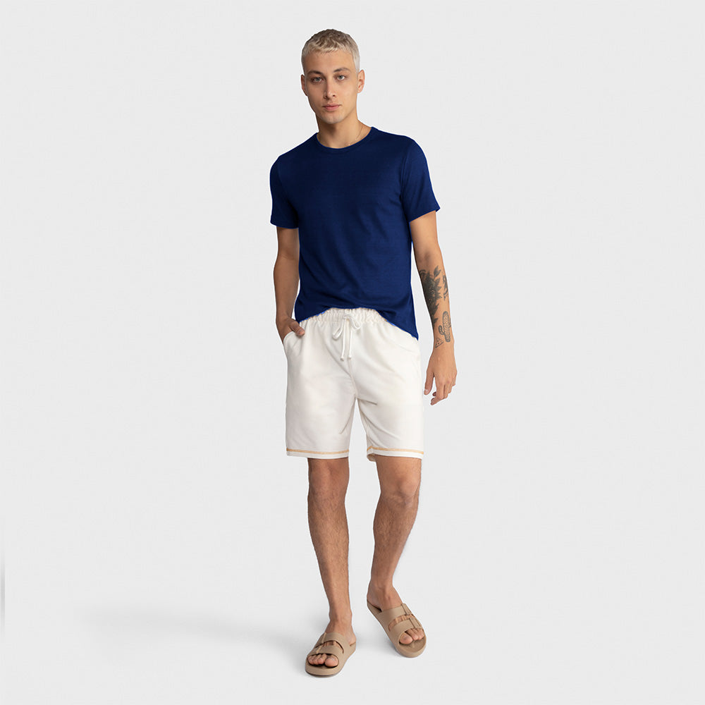 Bermuda Comfort Masculina - Off White