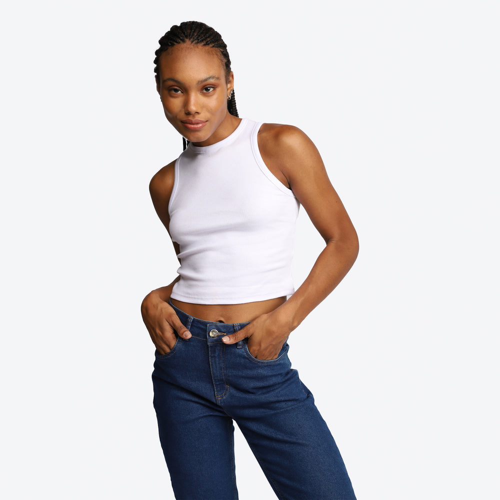 Cropped Ribana Feminino - Branco