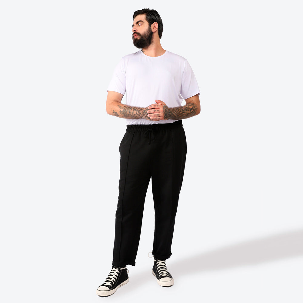 Calça Chino Plus Masculino - Preto