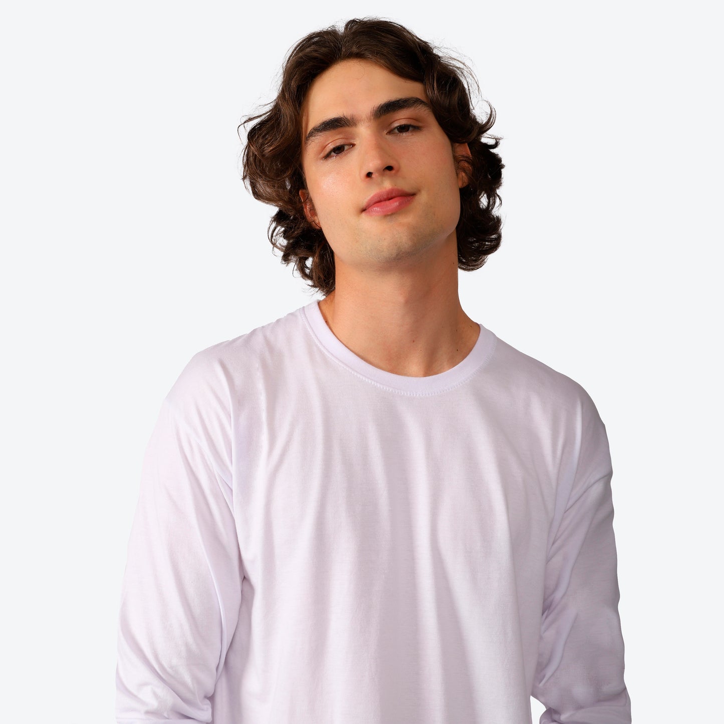 Tech T-Shirt UV Manga Longa Masculina - Branco