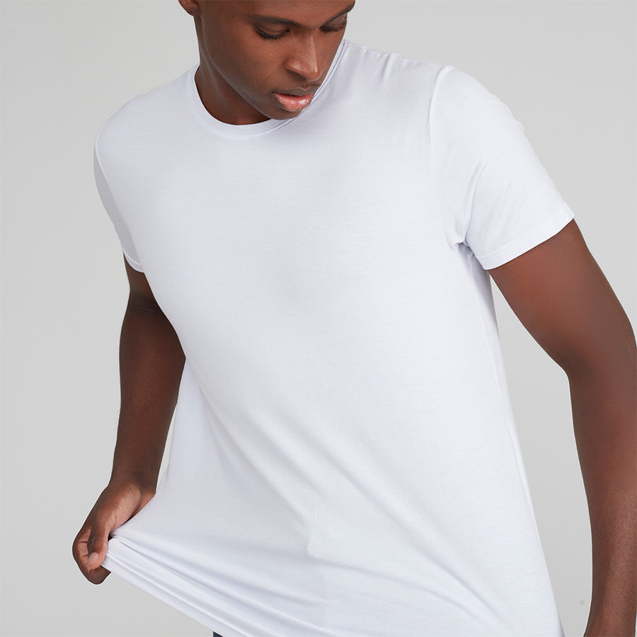 Tech T-Shirt Modal Masculina - Branco