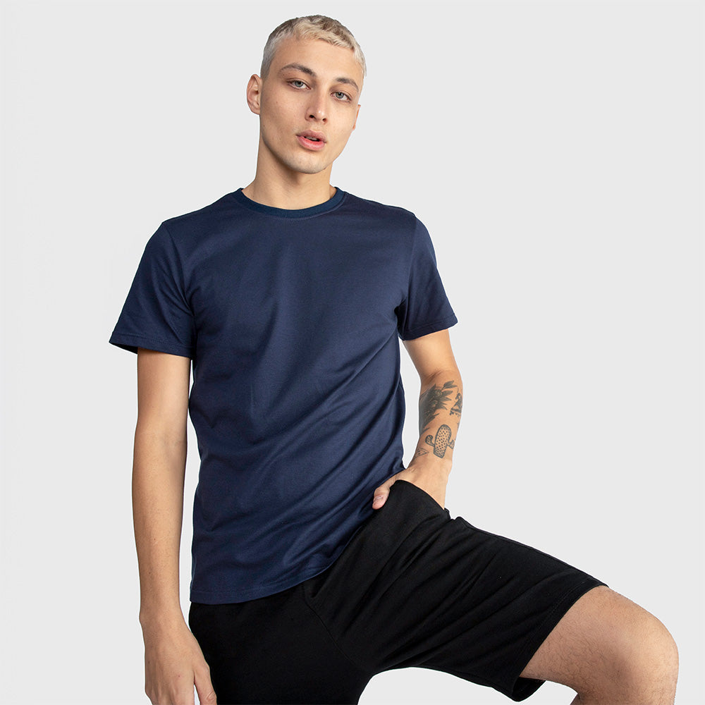 Tech T-Shirt Modal Masculina - Azul Marinho