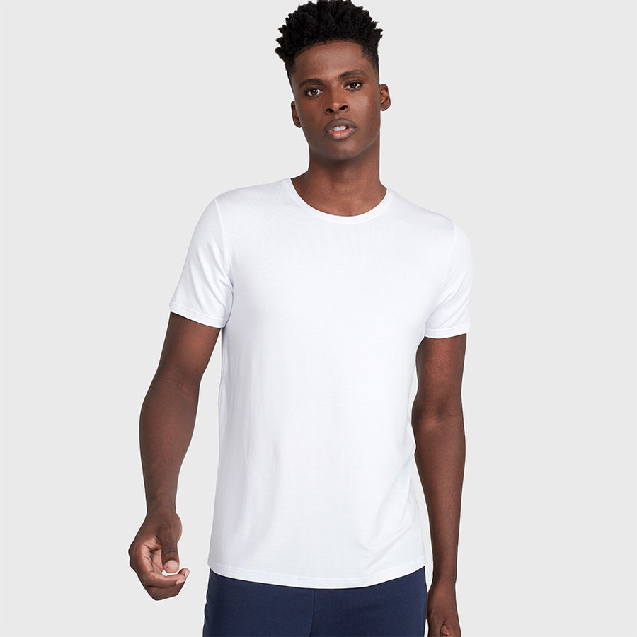 Tech T-Shirt Antiodor Masculina - Branco