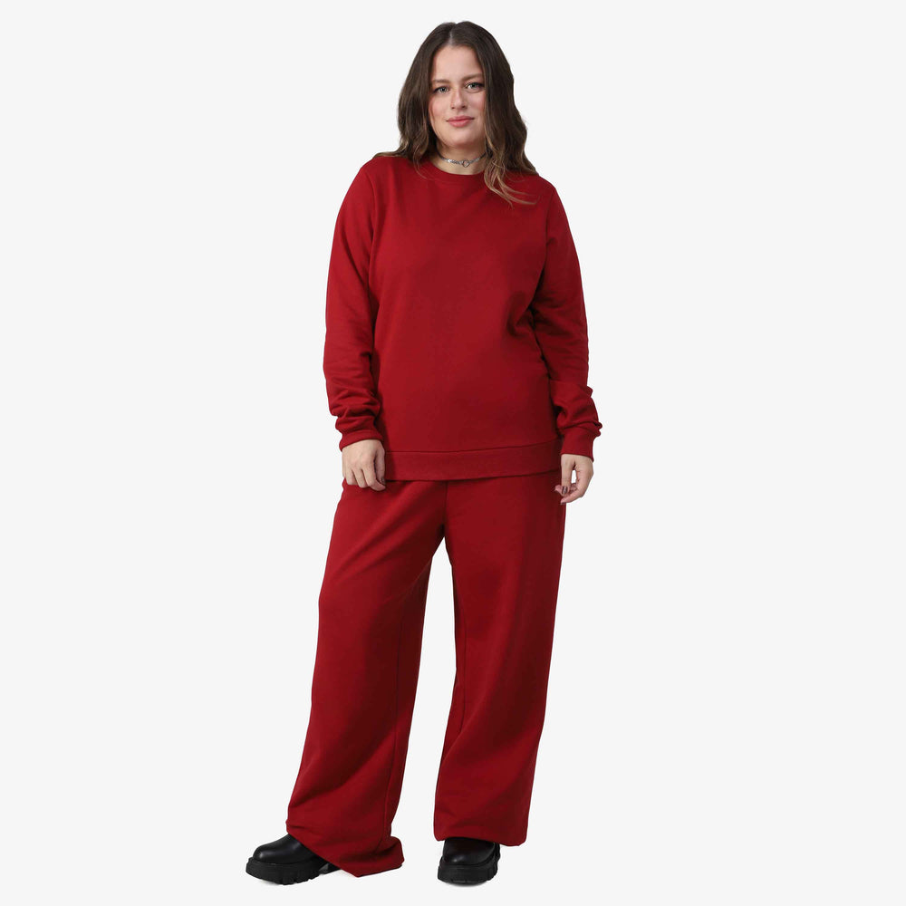 Blusão Tech Impermeável Moletom Flanelado Plus Feminino - Vermelho Escarlate