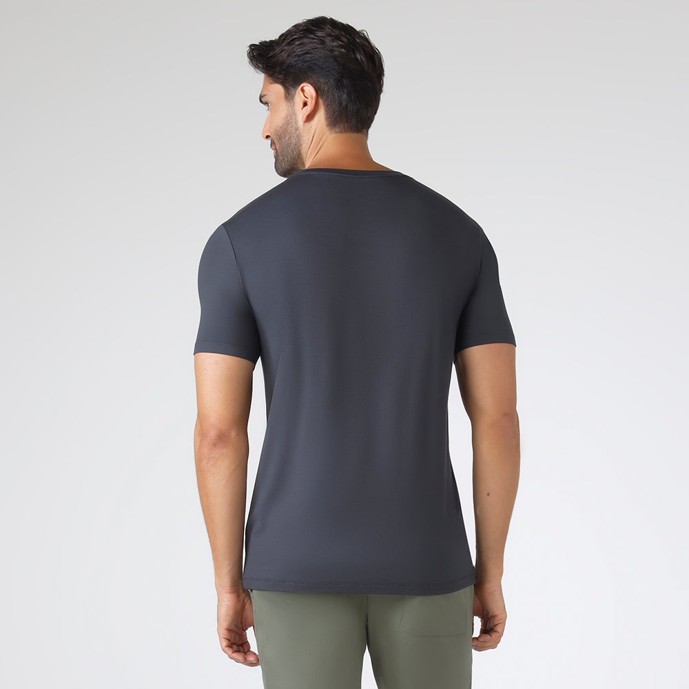 Tech T-Shirt Modal Premium Masculina | Basico.com - Cinza Escuro